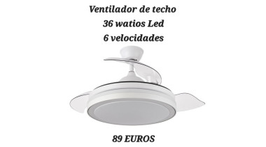 Nuevos ventiladores de techo